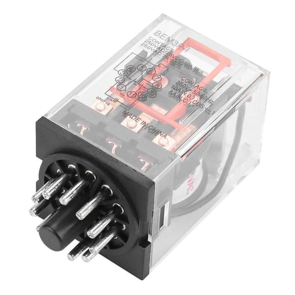 Industrial Relay With Socket Base